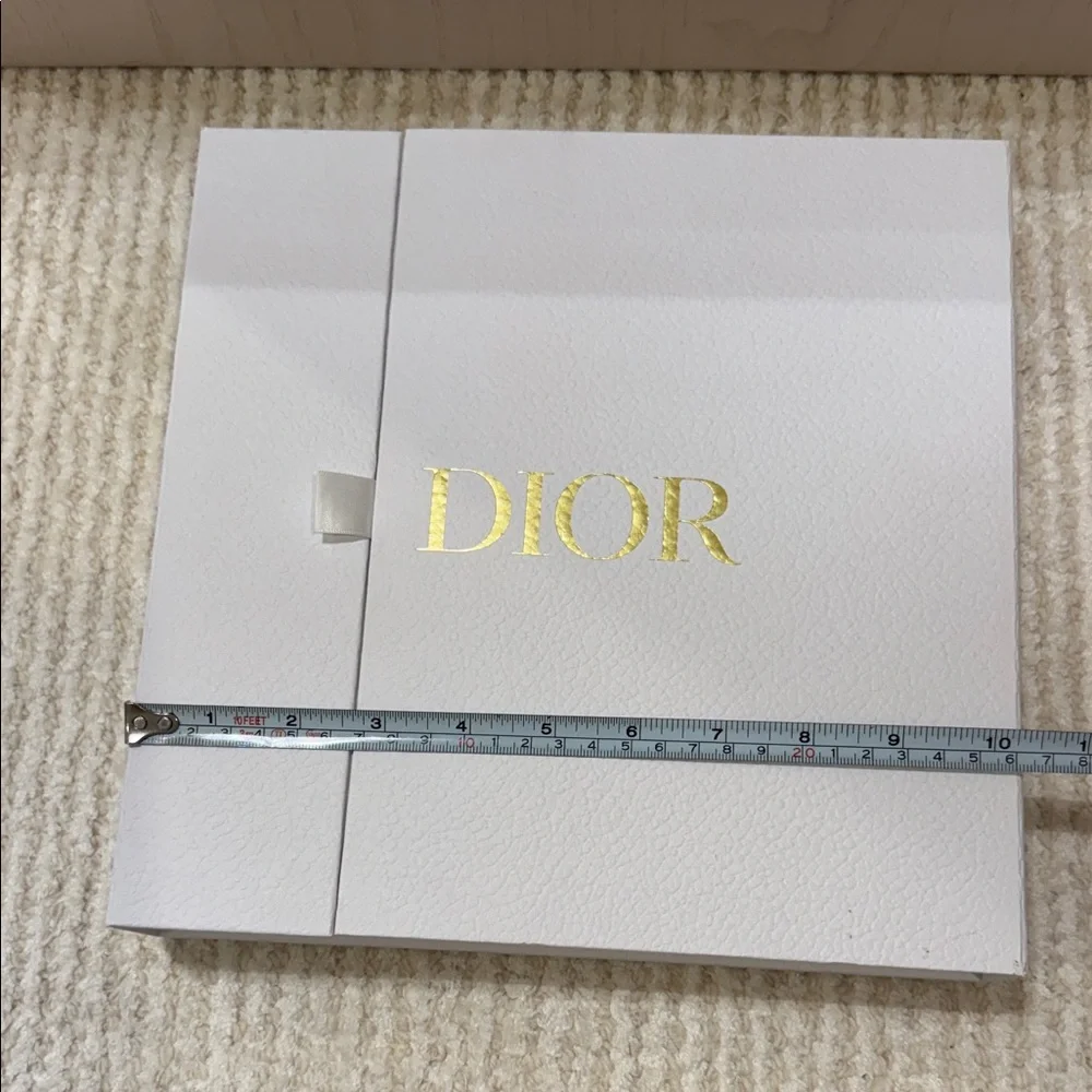 Dior Luxurious White Box with Gold Logo